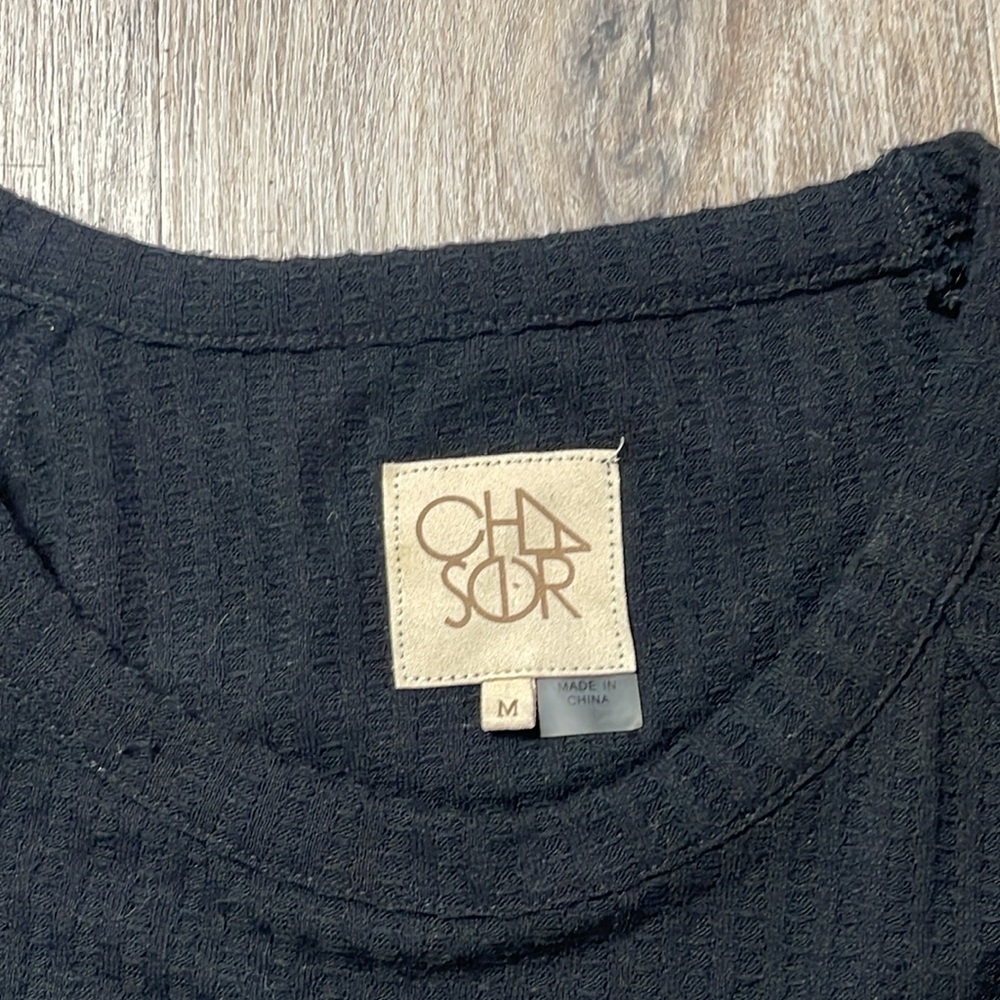 Chaser Long Sleeve Thermal Waffle Knit Shirt Size - Picture 12 of 12